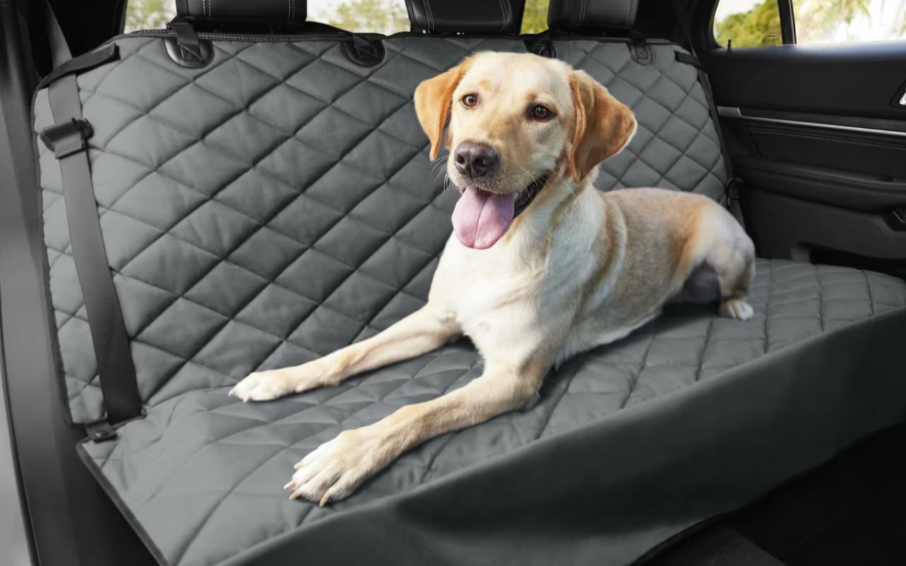 Bench seat cover for dogs