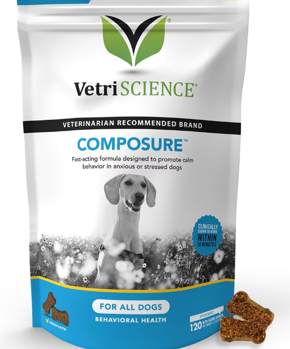 VetriScience Calm & Confident calming chews for dogs