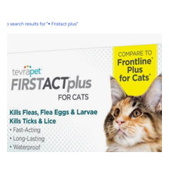 FirstAct Plus Flea & Tick Treatment for Cats