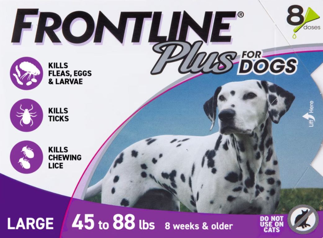 Frontline Plus Flea and Tick Treatment for Dogs
