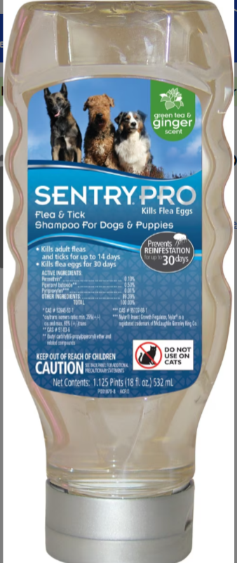 Sentry Pro Flea & Tick Dog Shampoo