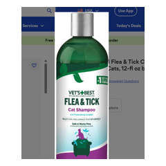 Vet's Best Flea & Tick Shampoo for Dogs