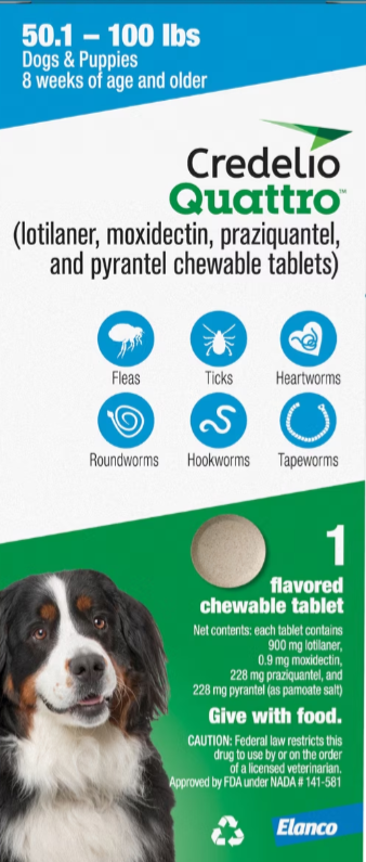 Dog parasite prevention medication
